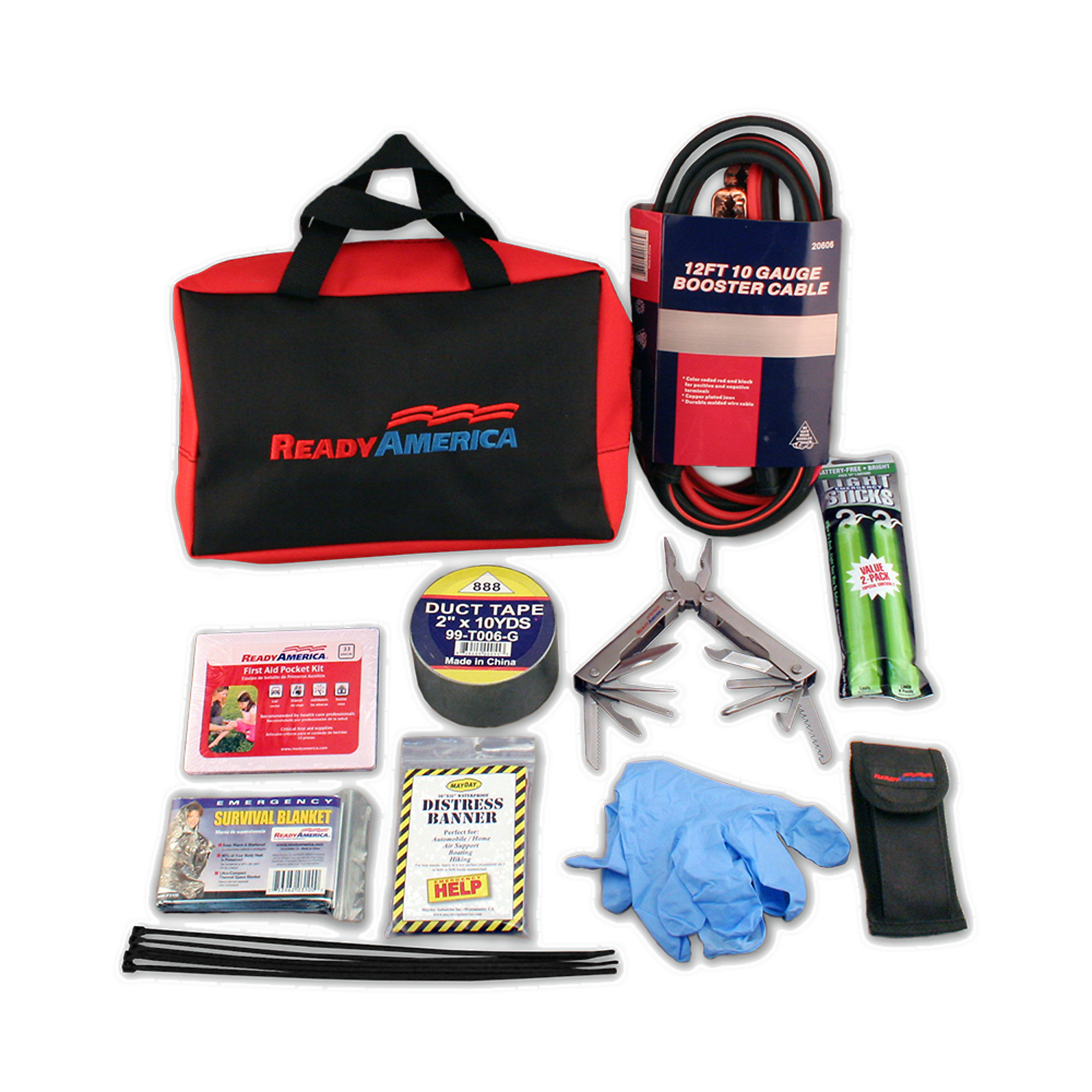 Ready America, Roadside Essentials Kit, Case Type Bag, Pieces (qty.) 1 Model# 70350